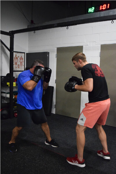 Boxing training