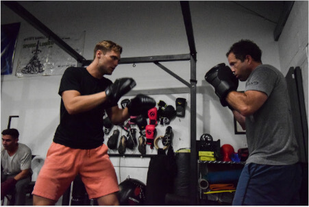 Boxing training